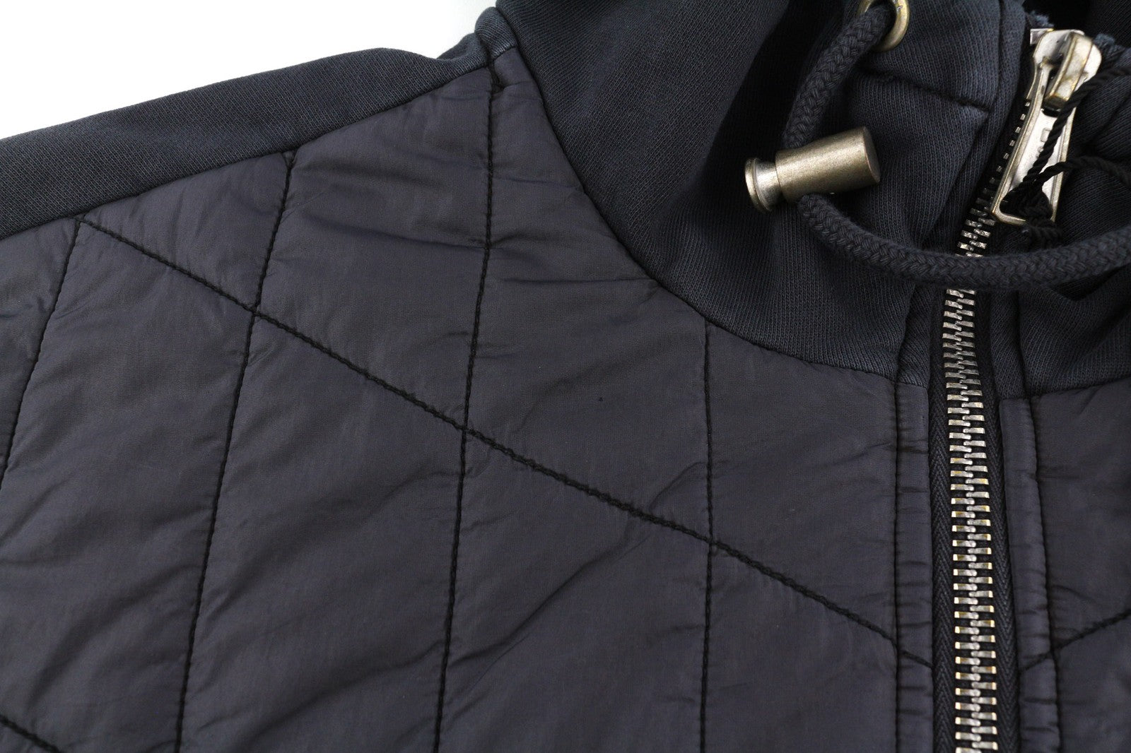 DIESEL J-Vester vyriška striukė XL dydžio, juoda, su gobtuvu, izoliuota pamušalu ir kišenėmis, RRP 250 € 