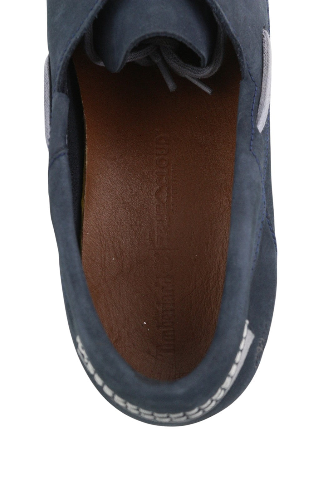 TIMBERLAND A416H vyriški batai, 47.5 dydis, mėlyni, odiniai, užsegami, su raišteliais, „True Cloud“ spalvos. 