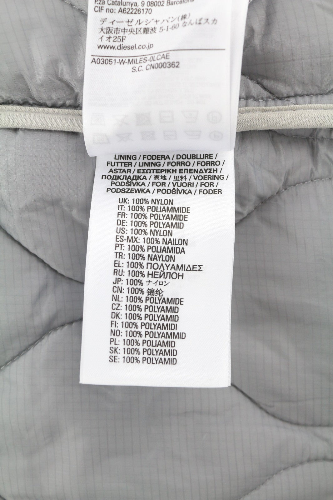 DIESEL W-Miles vyriška striukė su išimamu pamušalu ir gobtuvu, M dydžio, su pašiltinimu, RRP 475 € 