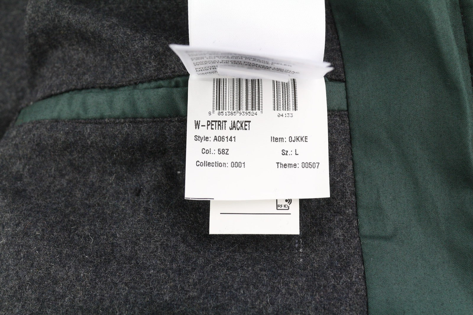 DIESEL W-Petrit Mens Jacket L Oversized Insulated Removable Faux Fur RRP390