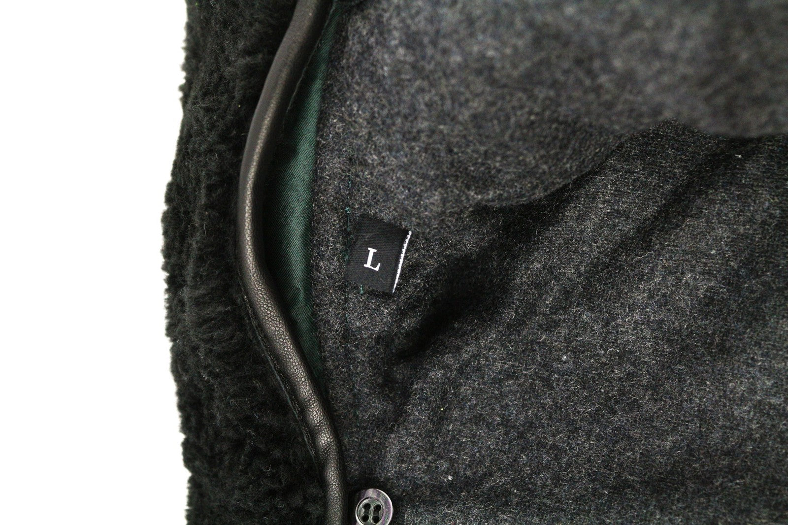 DIESEL W-Petrit Mens Jacket L Oversized Insulated Removable Faux Fur RRP390