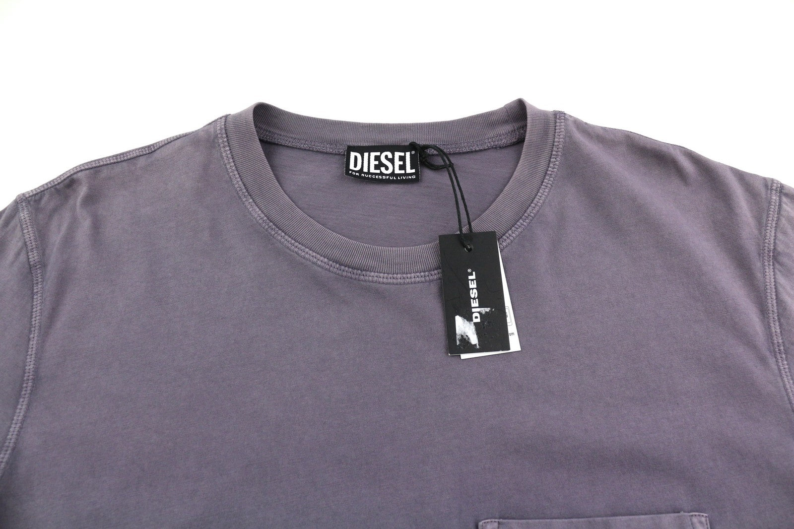 DIESEL T-Worky-Mohi-B1 vyriški marškinėliai su trumpomis rankovėmis, apvalia apykakle, L dydžio, trikotažiniai, RRP 90 € 