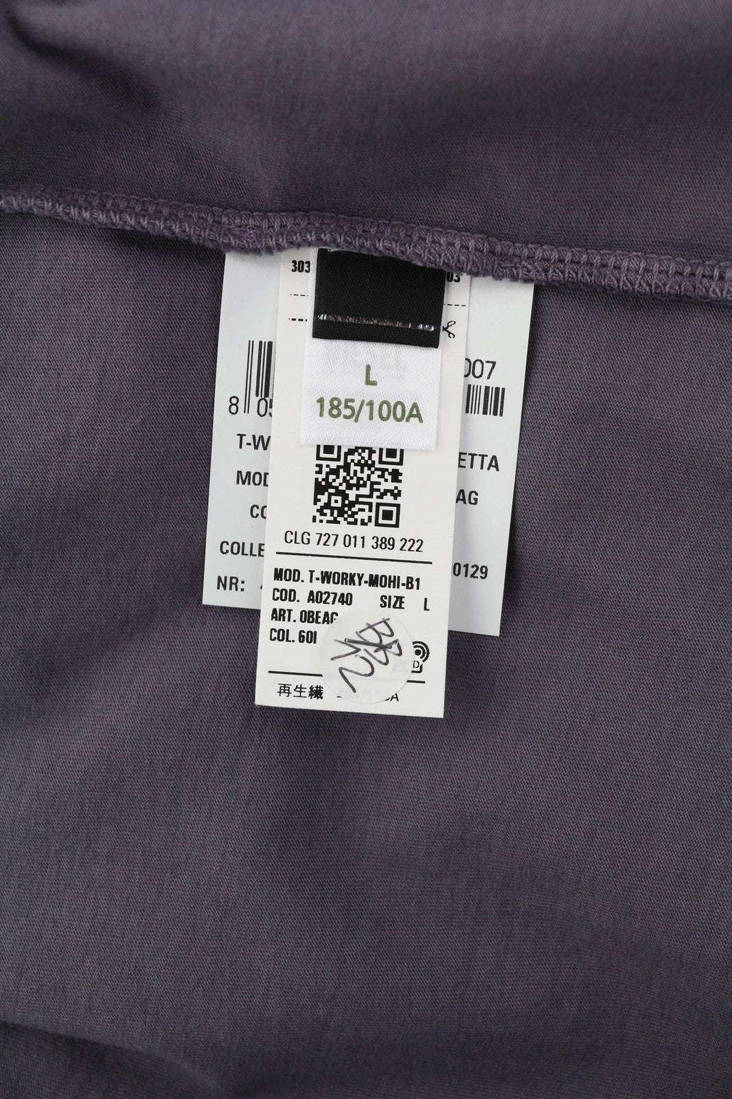 DIESEL T-Worky-Mohi-B1 vyriški marškinėliai su trumpomis rankovėmis, apvalia apykakle, L dydžio, trikotažiniai, RRP 90 € 