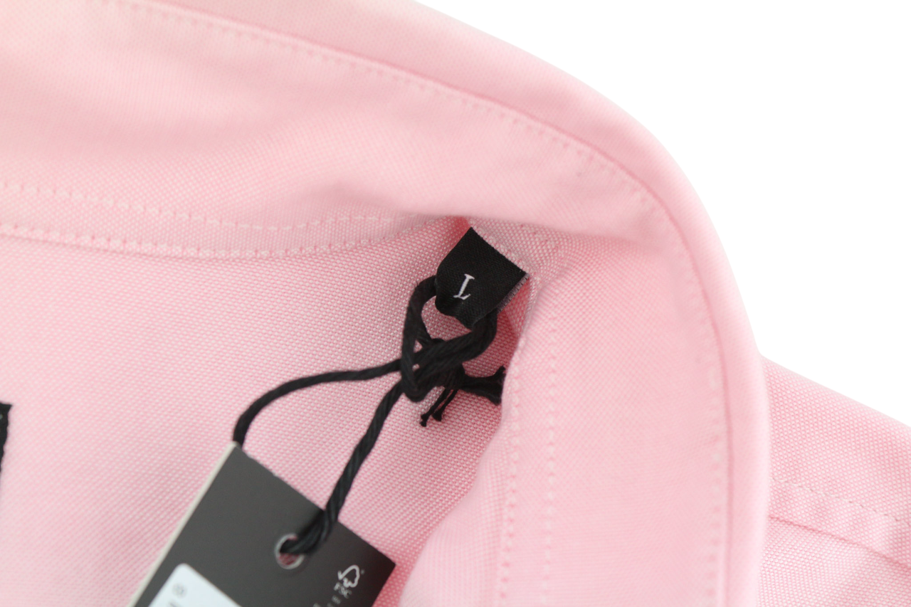 DIESEL S-Loomy-OX vyriški marškinėliai, L dydžio, rekomenduojama kaina – 150 €, sagomis, išskleista apykakle, su užtiestomis kišenėmis, rožiniai. 