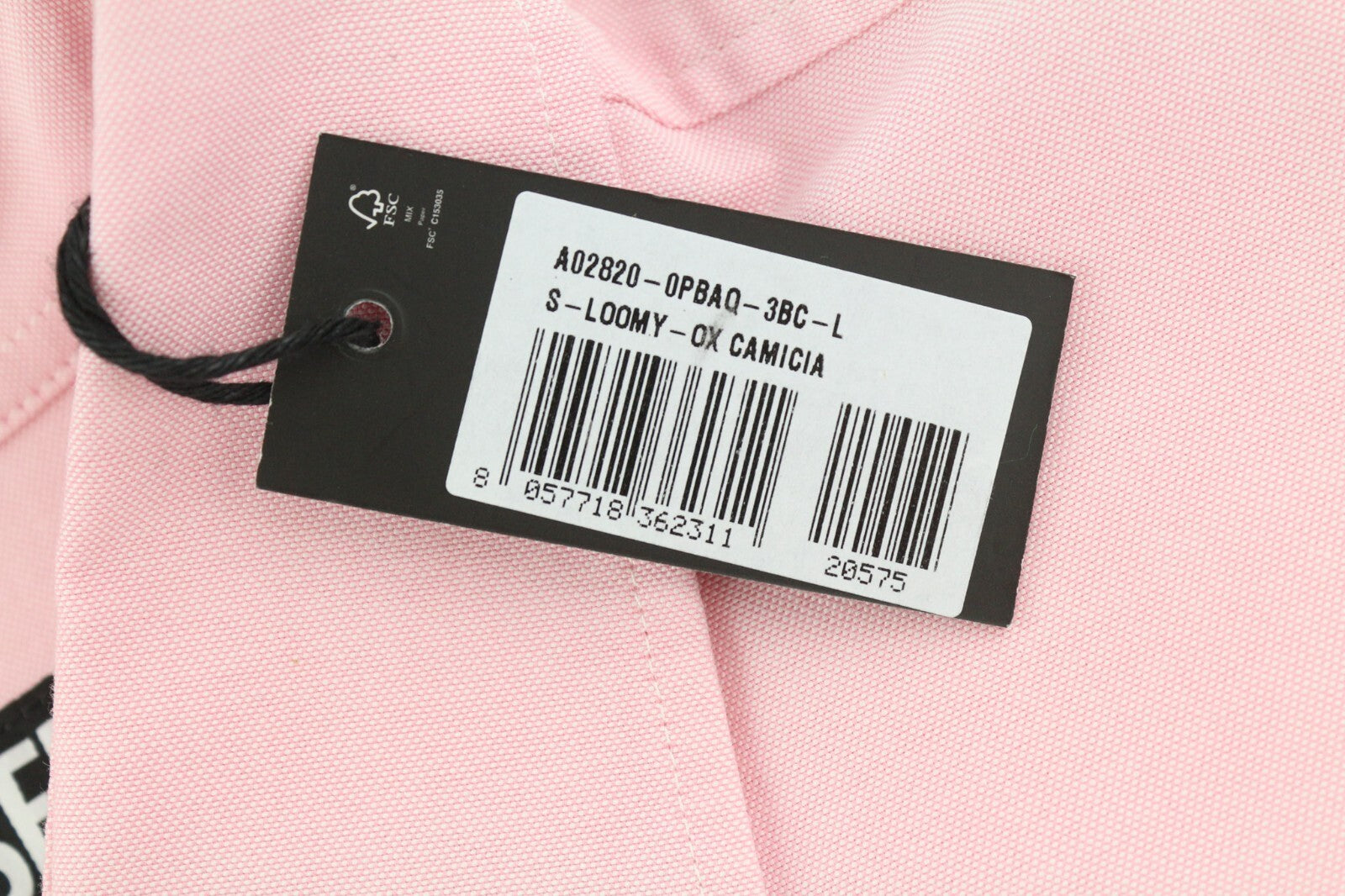 DIESEL S-Loomy-OX vyriški marškinėliai, L dydžio, rekomenduojama kaina – 150 €, sagomis, išskleista apykakle, su užtiestomis kišenėmis, rožiniai. 