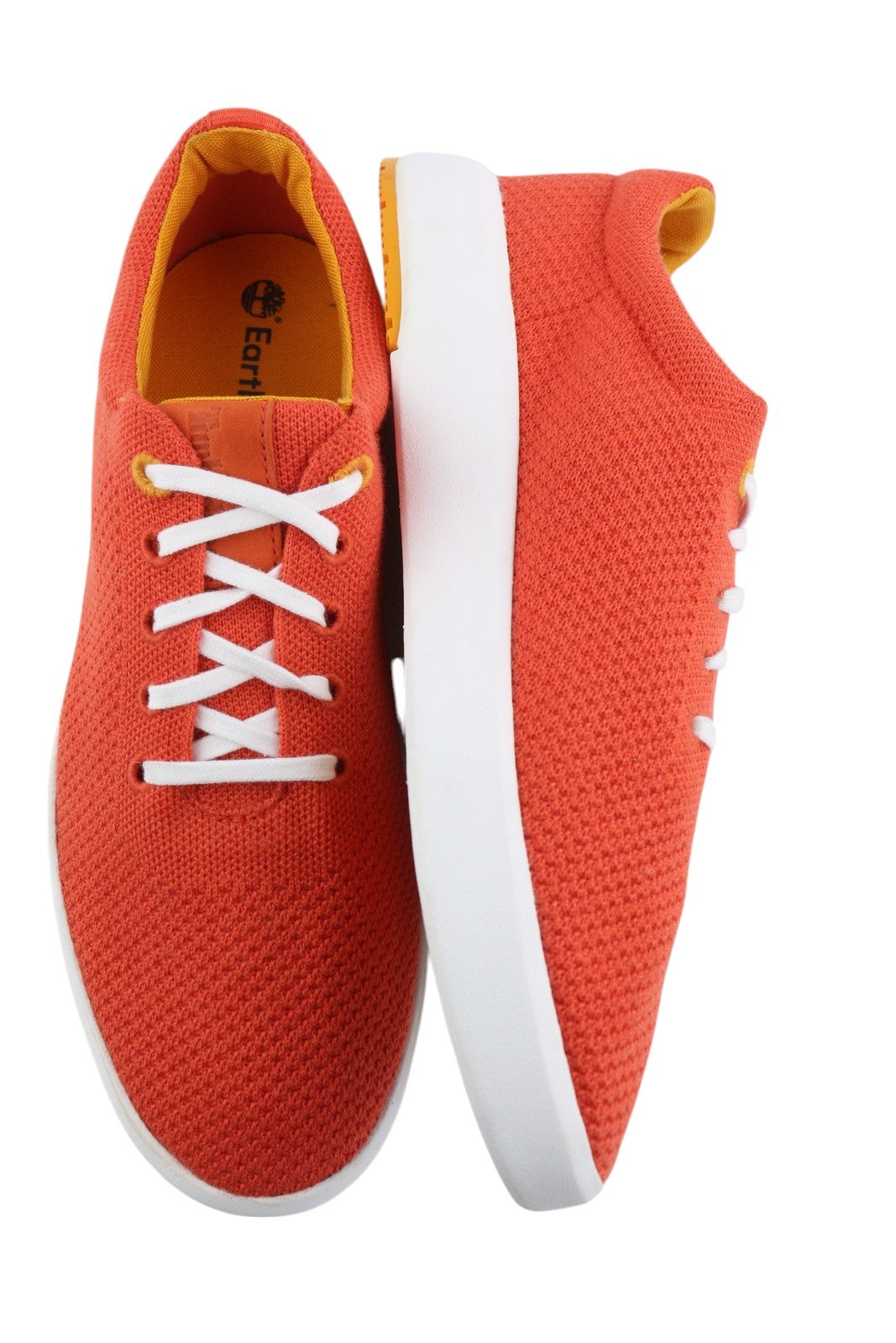 TIMBERLAND A2DH5 vyriški sportbačiai, EU42, oranžiniai, žemapadžiai, su raišteliais, tekstiliniai. 