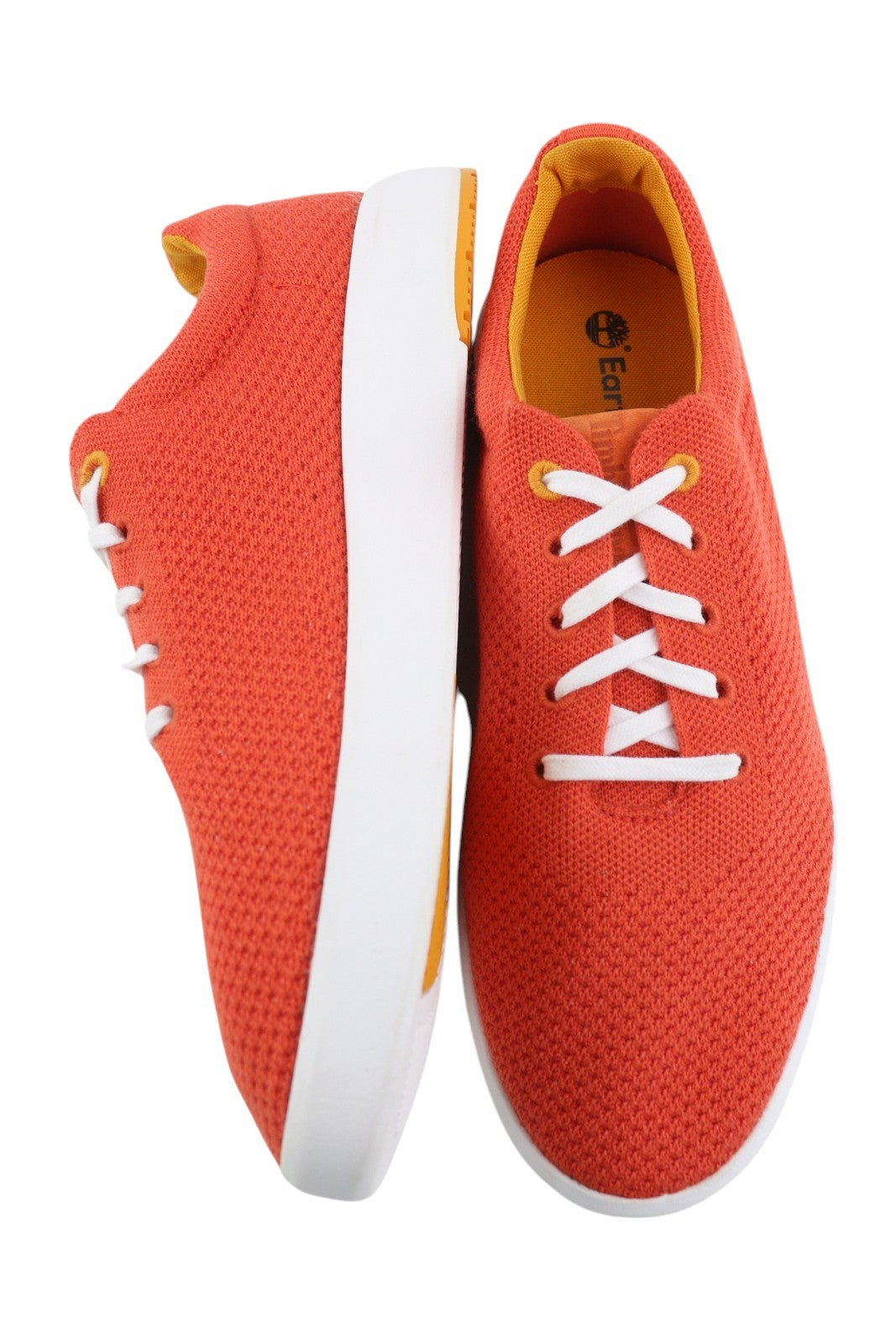 TIMBERLAND A2DH5 vyriški sportbačiai, EU42, oranžiniai, žemapadžiai, su raišteliais, tekstiliniai. 