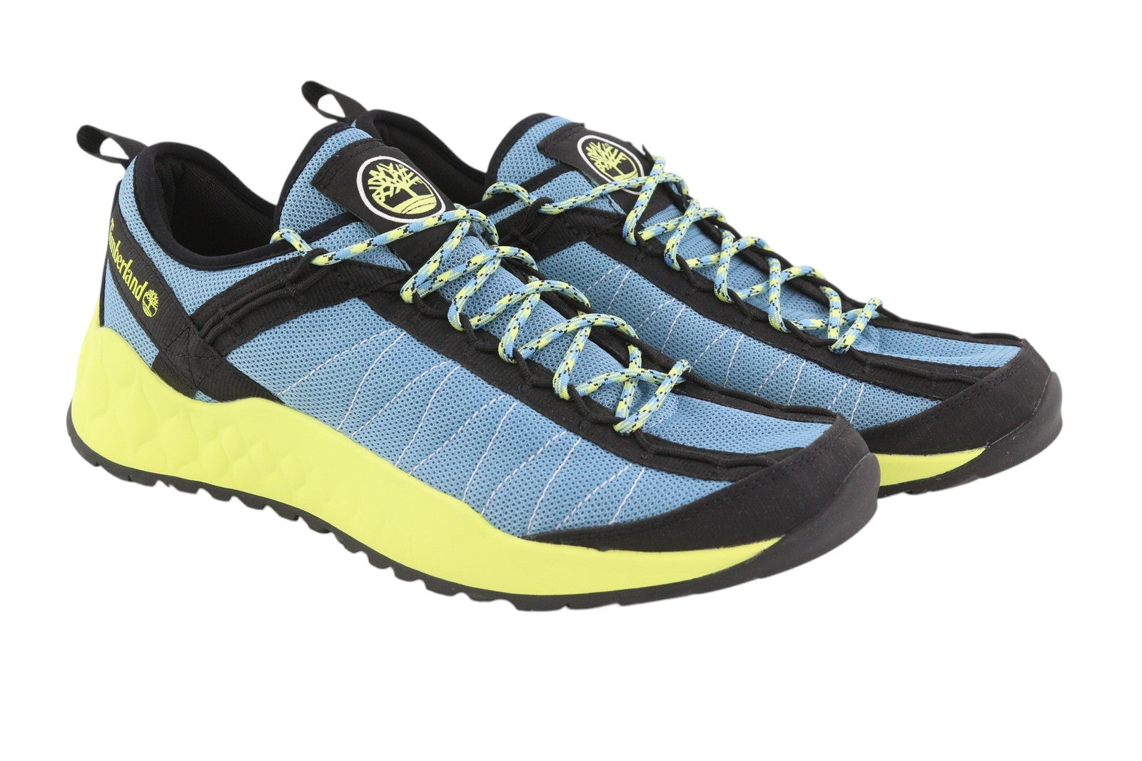 TIMBERLAND A29GY vyriški sportbačiai, EU43, mėlyni, žemapadžiai, su raišteliais, „Green Stride“. 