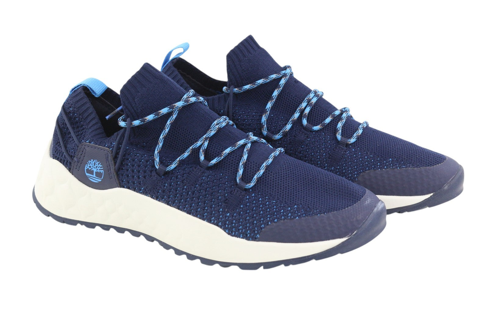 TIMBERLAND A2DBT vyriški sportbačiai, 41.5 dydis, mėlyni, žemi, migdolų spalvos, „Green Stride“ 