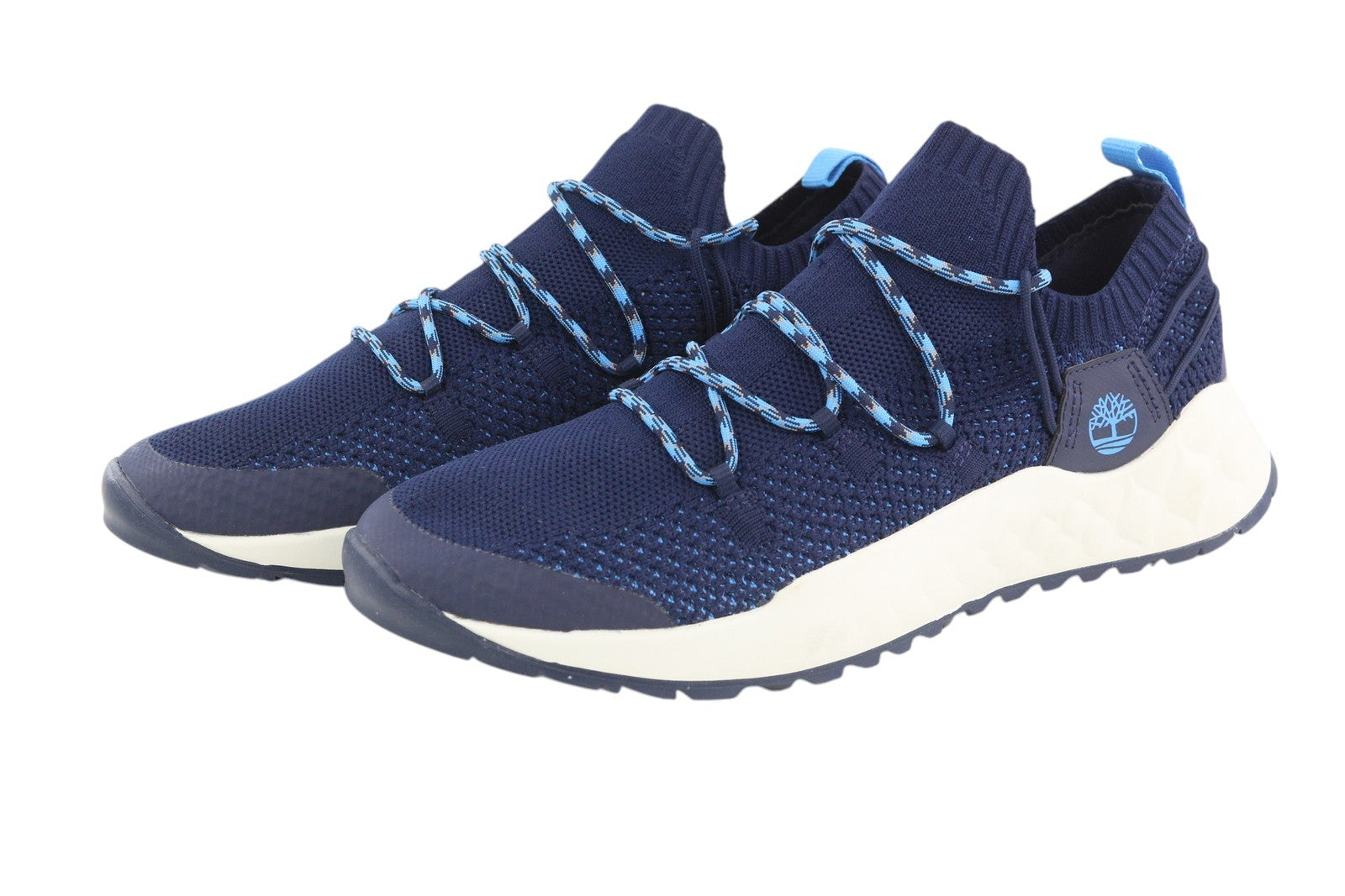 TIMBERLAND A2DBT vyriški sportbačiai, 41.5 dydis, mėlyni, žemi, migdolų spalvos, „Green Stride“ 