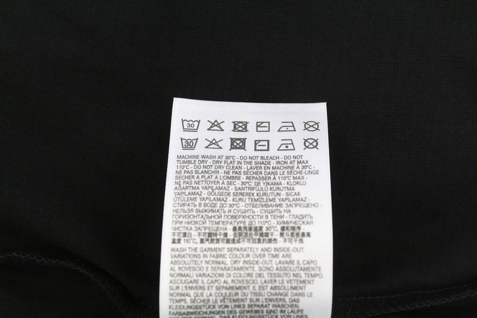 DIESEL T-Diegos-LS-K27 vyriški marškinėliai su juodu megztiniu apvalia kaklo iškirpte, 2XL dydžio