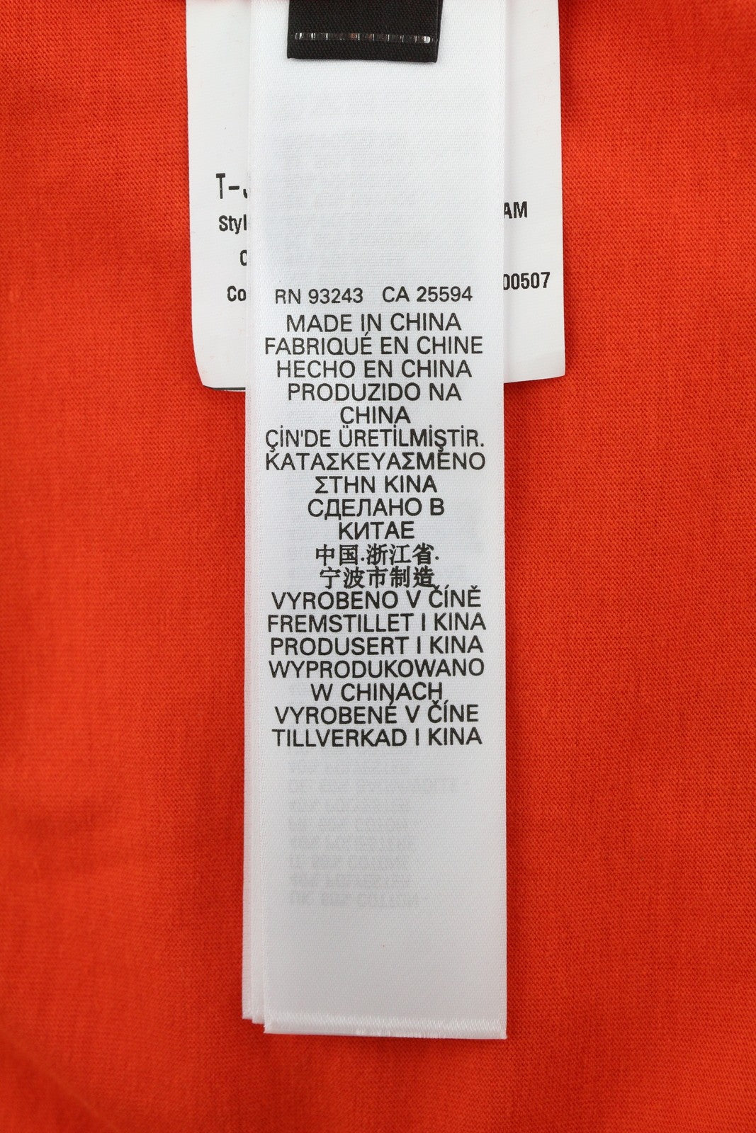 DIESEL T-Just-LS-E6 vyriški marškinėliai L dydžio oranžiniai su megztiniu ilgomis rankovėmis, apvalia apykakle ir trikotažu 