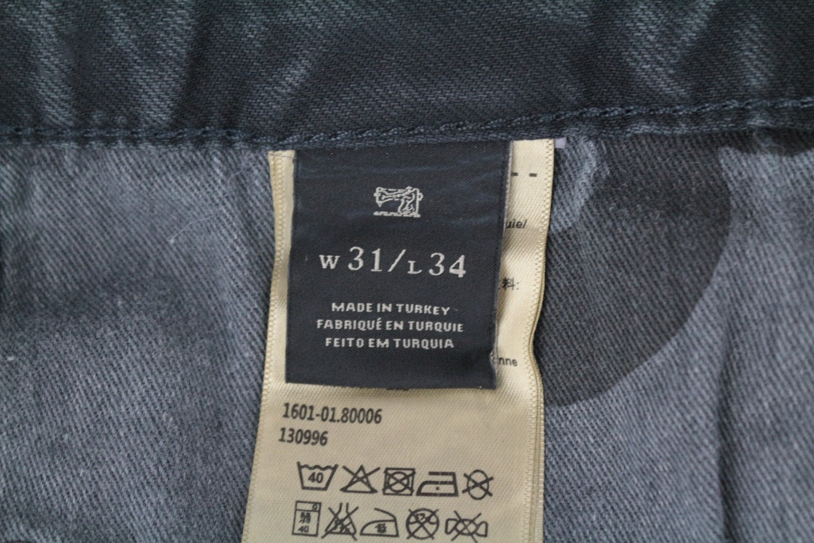 SCOTCH &amp; SODA Pike vyriški pilki aptempti džinsai W31/L34 su plėšytais užtrauktuku ir tampriu audiniu 