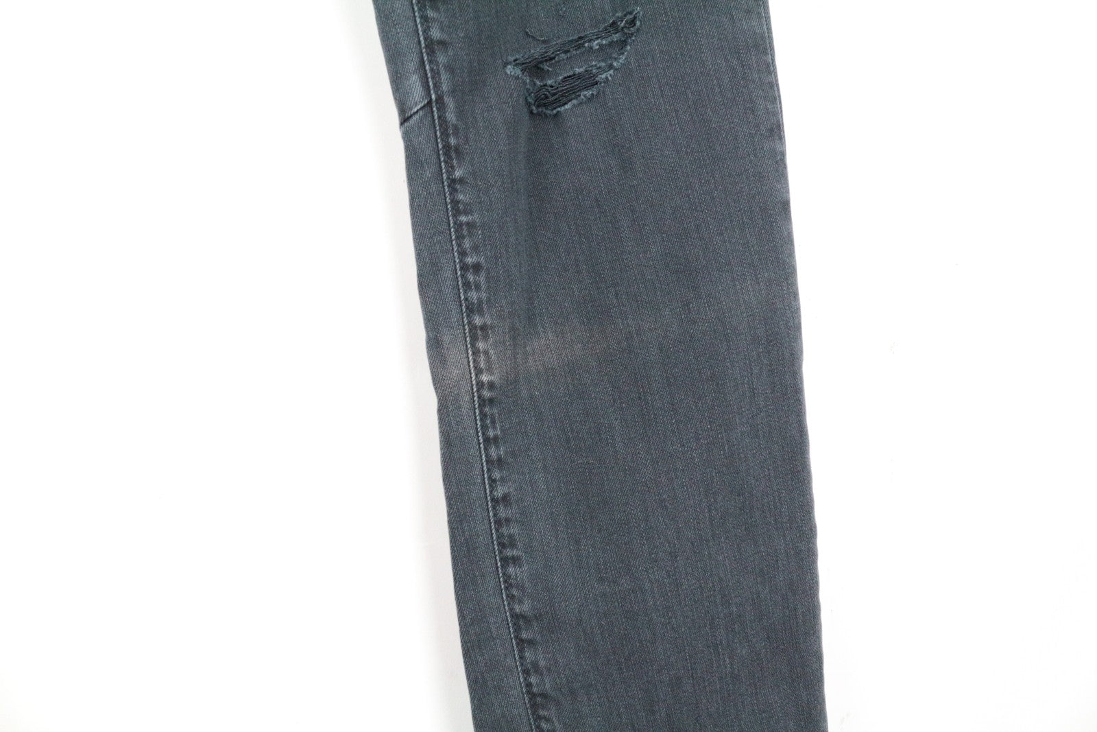 SCOTCH &amp; SODA Pike vyriški pilki aptempti džinsai W31/L34 su plėšytais užtrauktuku ir tampriu audiniu 