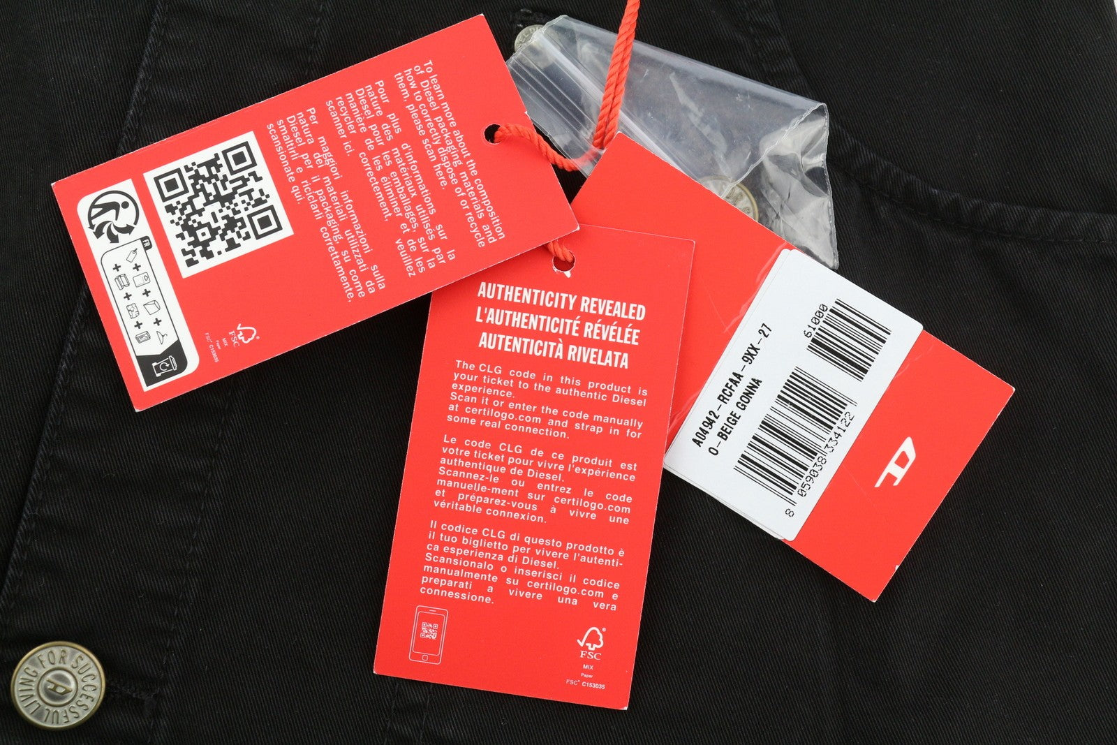 DIESEL O-Beige moteriškas sijonas W27 juodas dryžuotas sijonas su sagomis, mini, RRP150