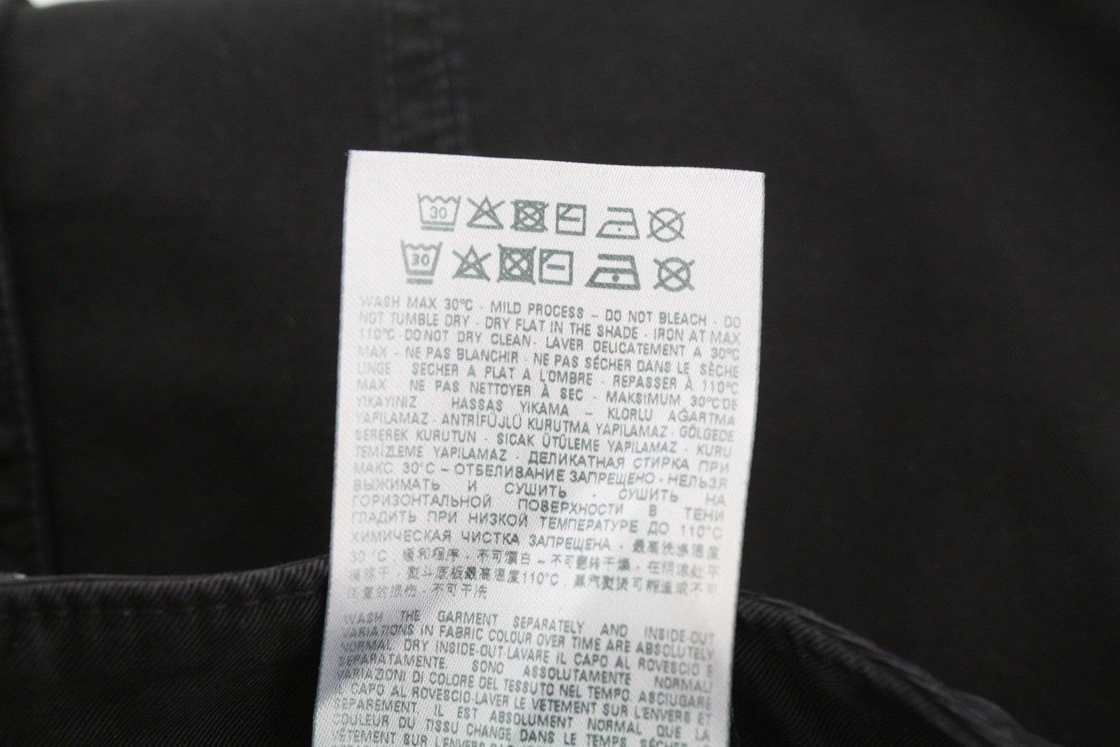 DIESEL O-Beige moteriškas sijonas W29 juodas dryžuotas mini sijonas su sagomis, rekomenduojama kaina 150 € 