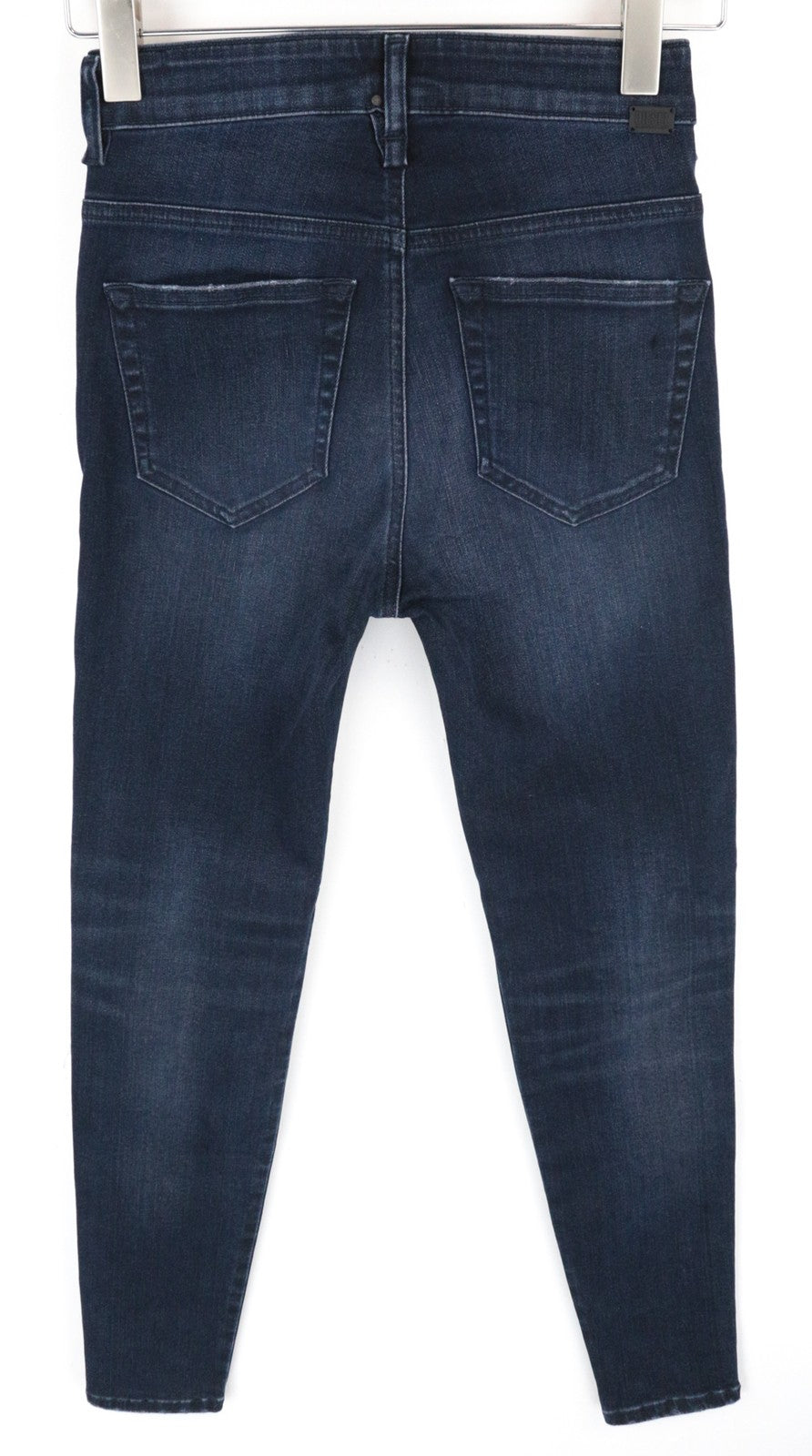 DIESEL Slandy-High 0870C Women's W25/L30 Blue Skinny Jeans Distressed Slim