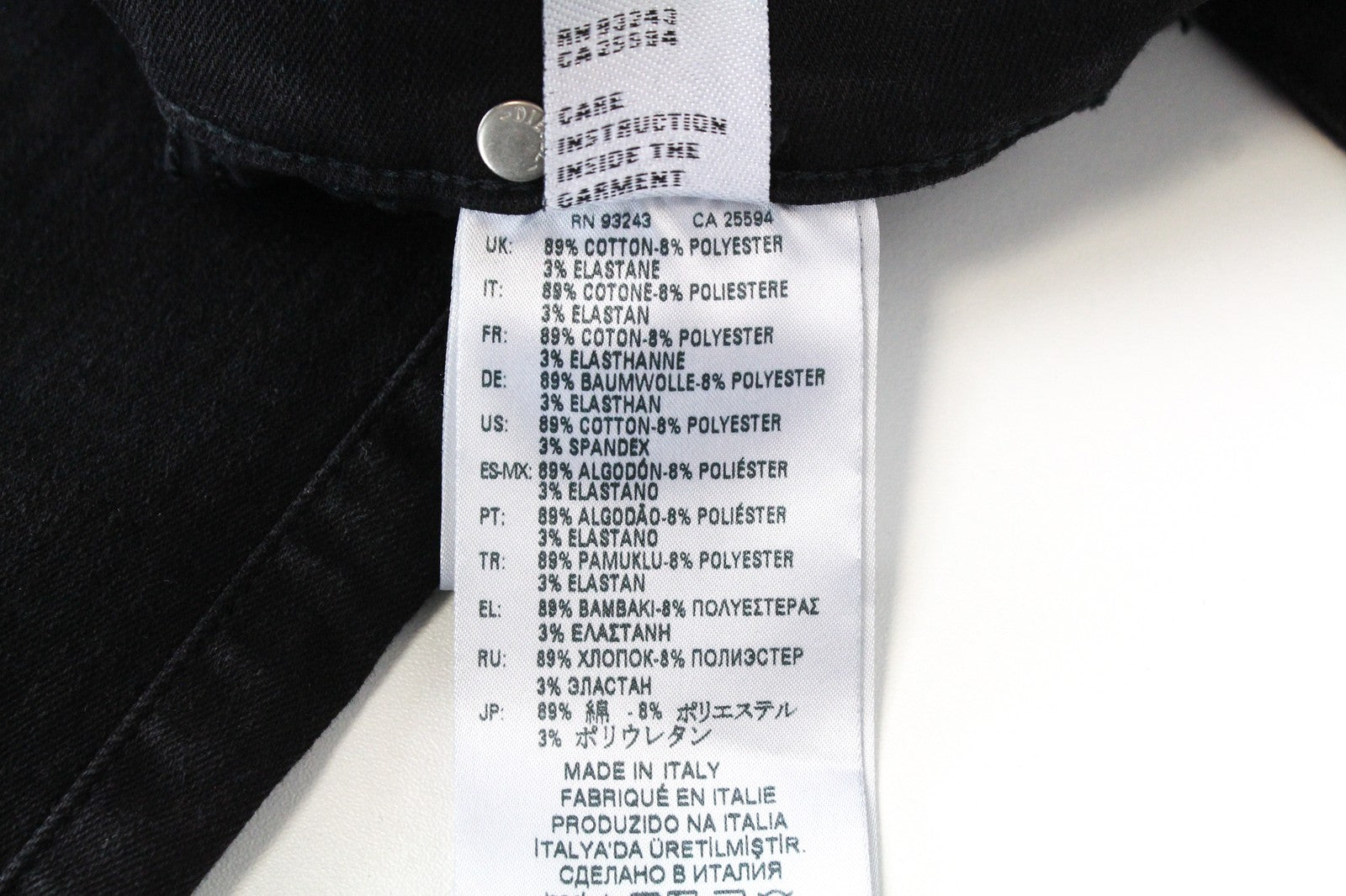 DIESEL Slandy 085AV moteriški W25/L30 itin ploni aptempti džinsai su apnašomis 