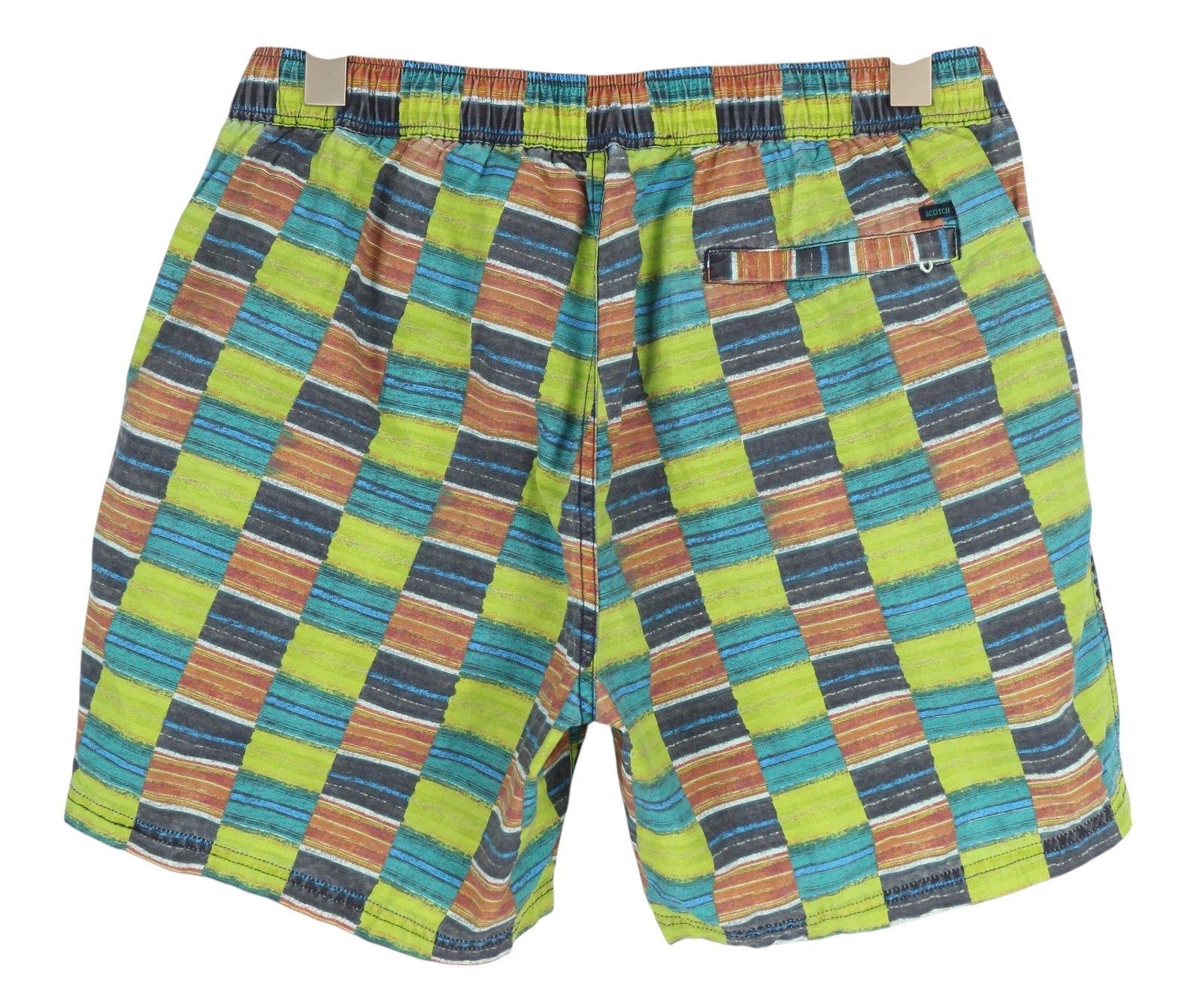 SCOTCH & SODA Men Swimwear ~W30 Colourful Elastic Waist Mesh Lined Beach Bottom