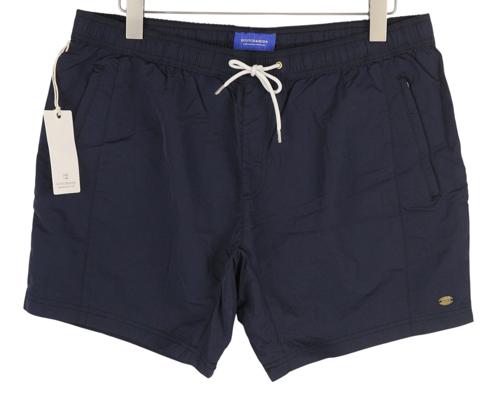SCOTCH & SODA Men Swimwear ~W34 Dark Blue Mesh Lined Elastic Waist Beatch Bottom