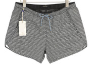 SCOTCH &amp; SODA vyriški maudymosi kostiumėliai XL dydžio pilki raštuoti tinkliniai paplūdimio apatinukai su elastingu juosmeniu 