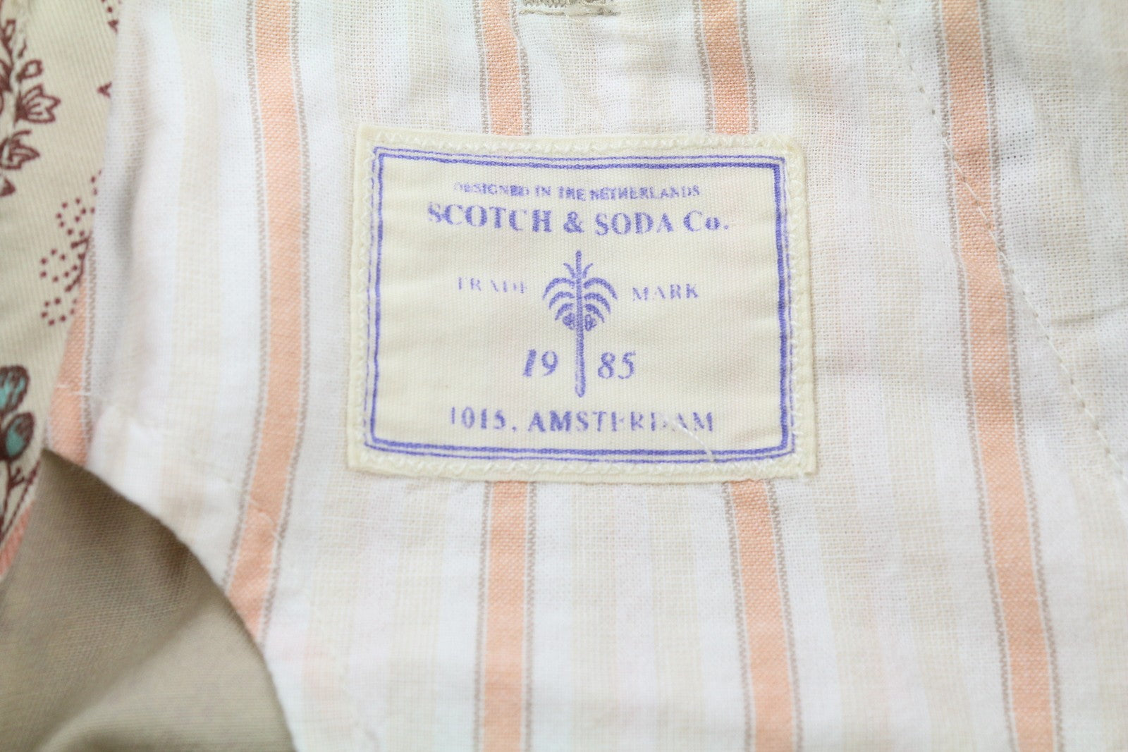 SCOTCH & SODA Men Shorts W30 Chino Colourful Paisley Print 5-Design Pockets