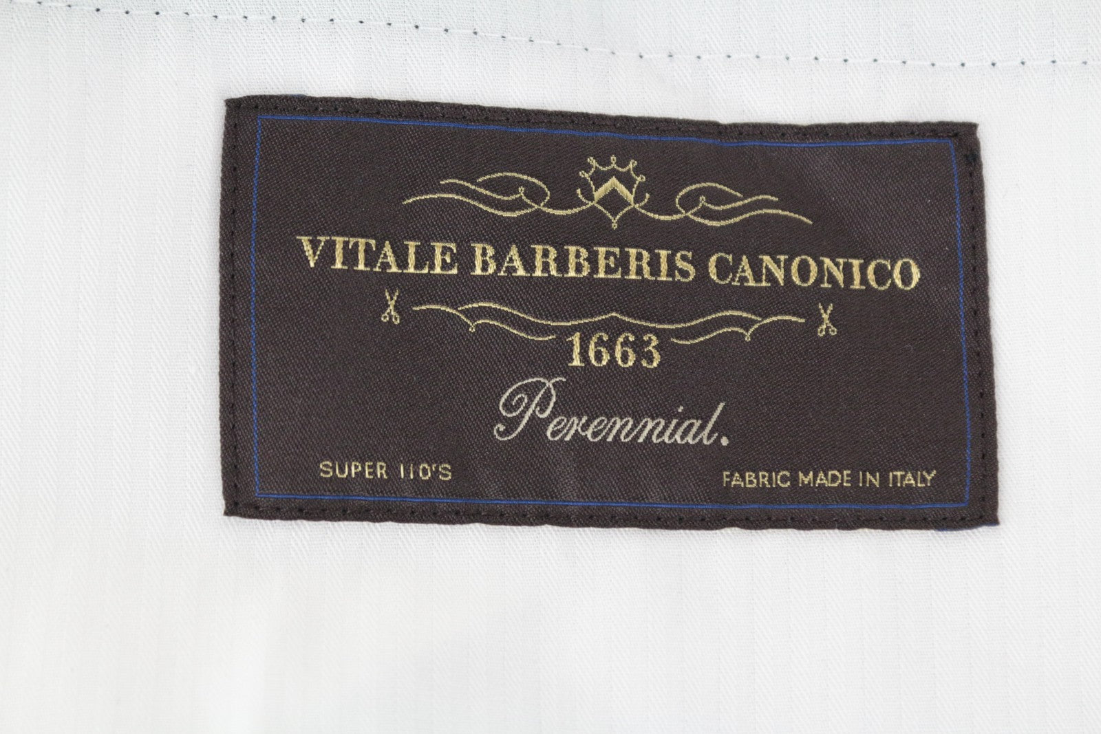 SUITSUPPLY Blue Line Brescia Men's Trousers UK36R Wool Striped Straight Fit