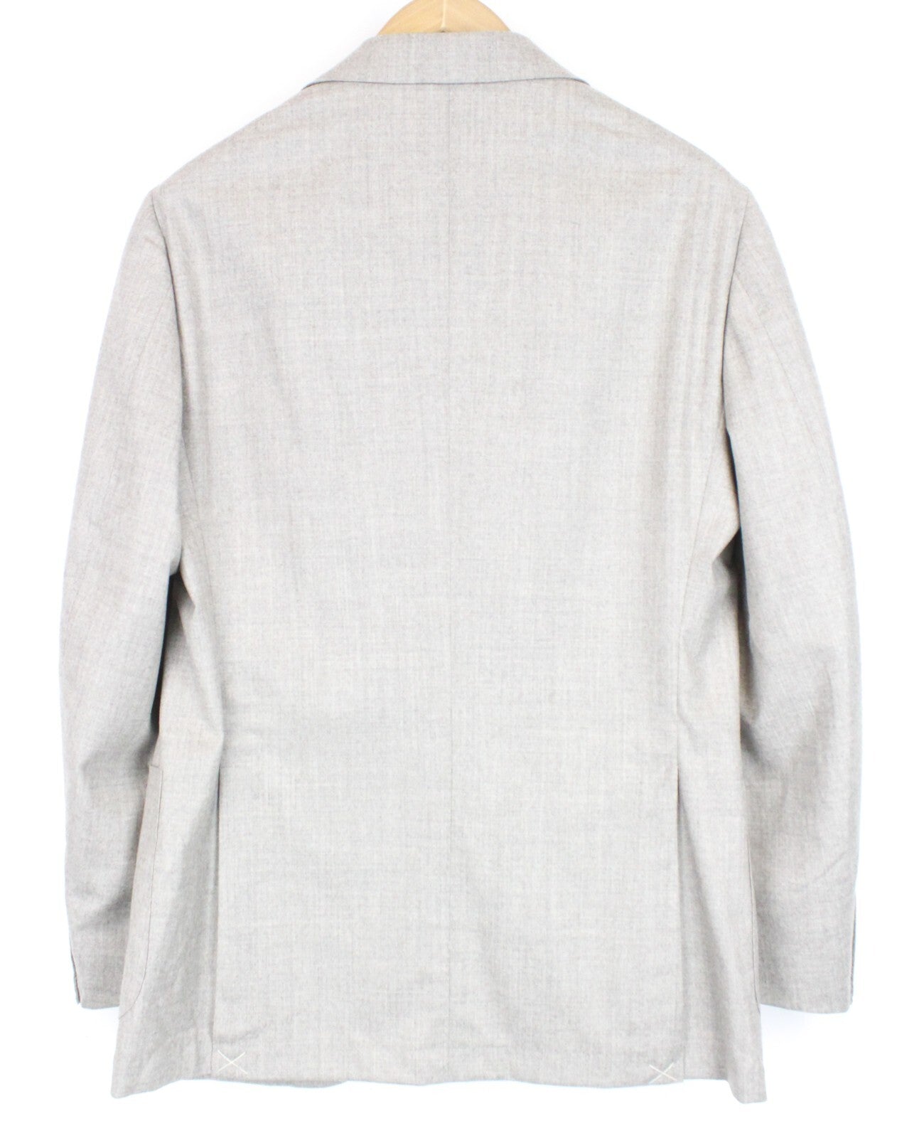 SUITSUPPLY Jort La Spalla vyriškas kostiumas, UK38R, vilnonis kašmyras, smėlio rudos spalvos, rekomenduojama mažmeninė kaina – 739 USD 