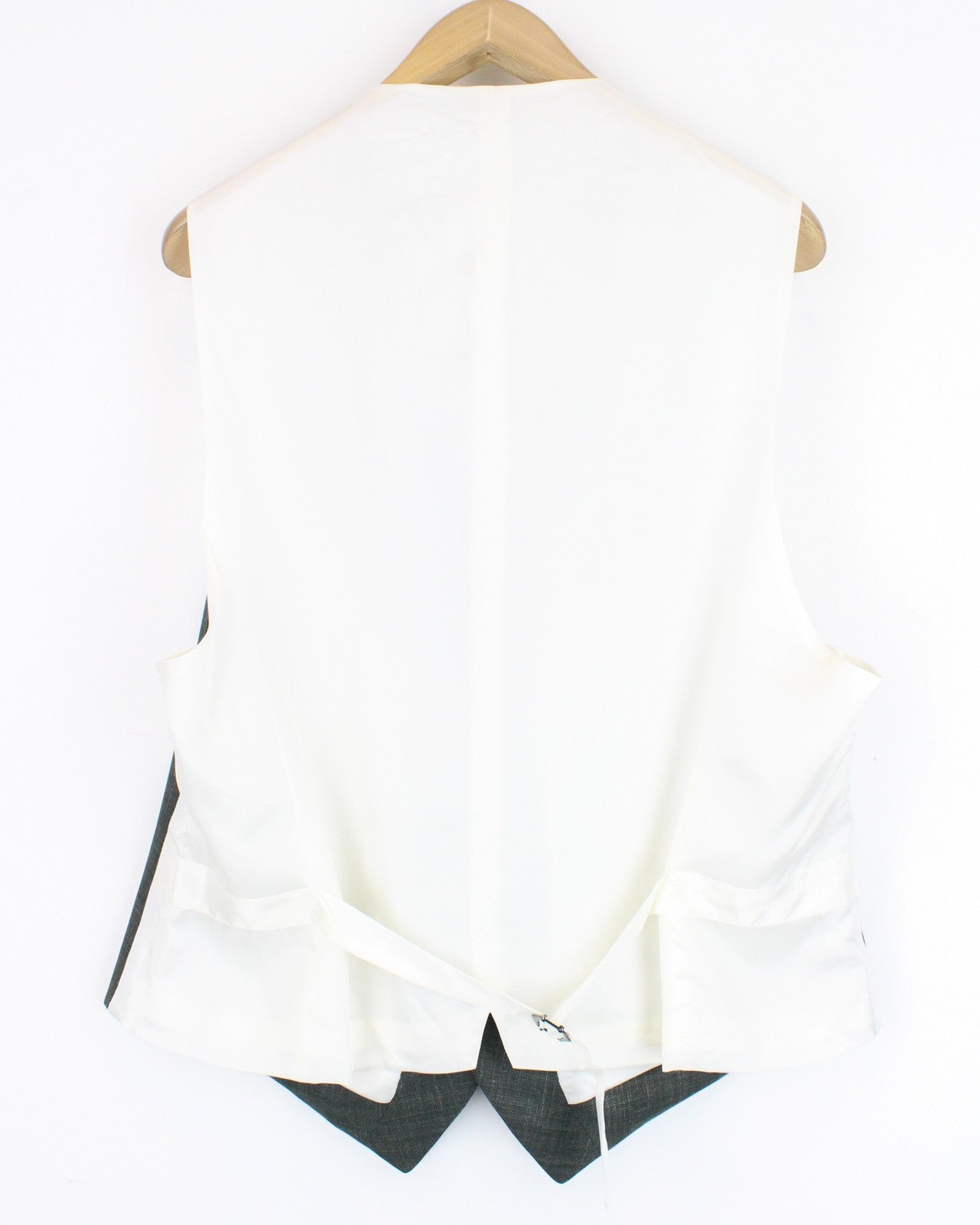 SUITSUPPLY La Spalla vyriškas kostiumas, žalias, 3 dalių, vilnonis, lininis, šilkinis, klostuotas, UK50R 