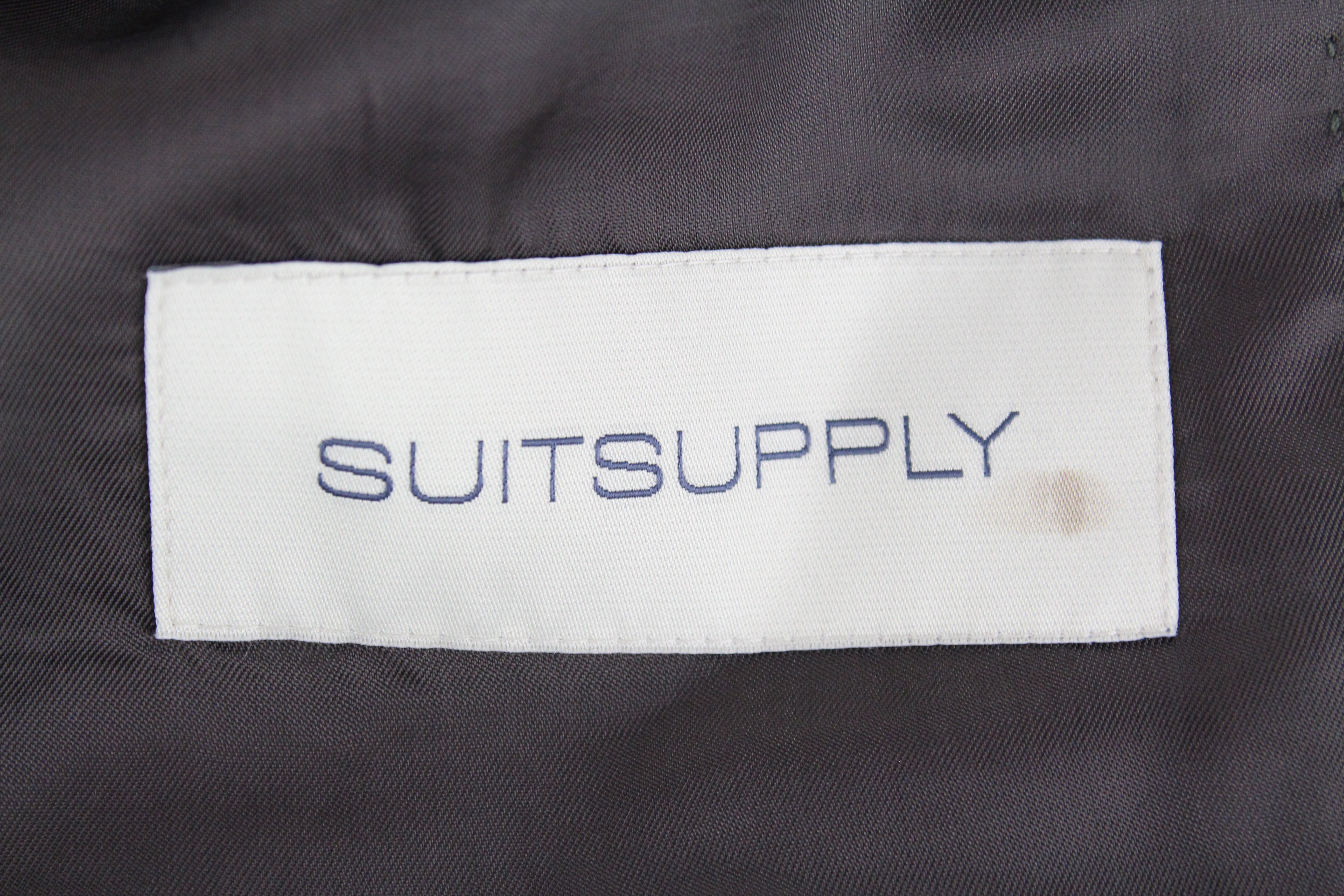 SUITSUPPLY La Spalla Men's Suit UK34R Green Half-Lined Wool Slim 2 Piece Set