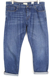 SUITSUPPLY Selvedge Denim Goods Men's Jeans W35/L34 Straight Blue Washed Out