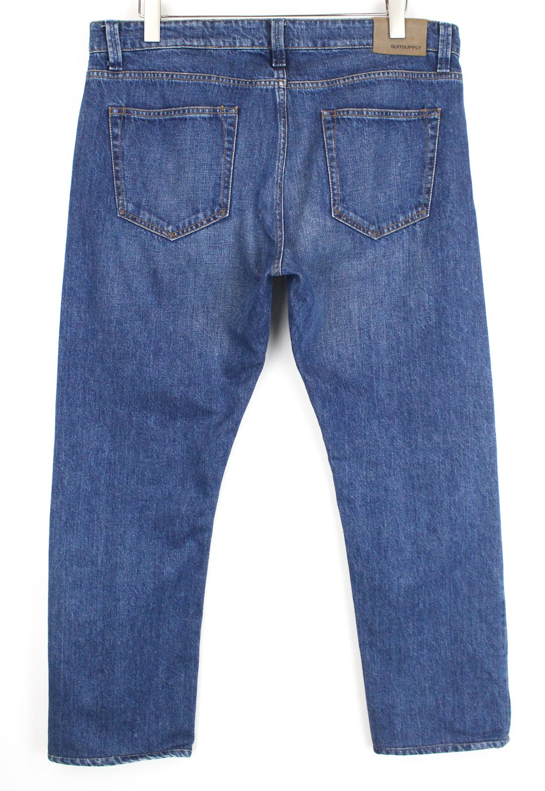 SUITSUPPLY Selvedge Denim Goods Men's Jeans W35/L34 Straight Blue Washed Out