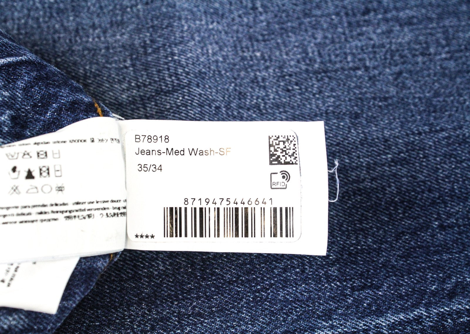 SUITSUPPLY Selvedge Denim Goods Men's Jeans W35/L34 Straight Blue Washed Out