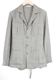 SUITSUPPLY vyriška striukė „Shara Pocket“ su pamušalu, UK38R, pilka 