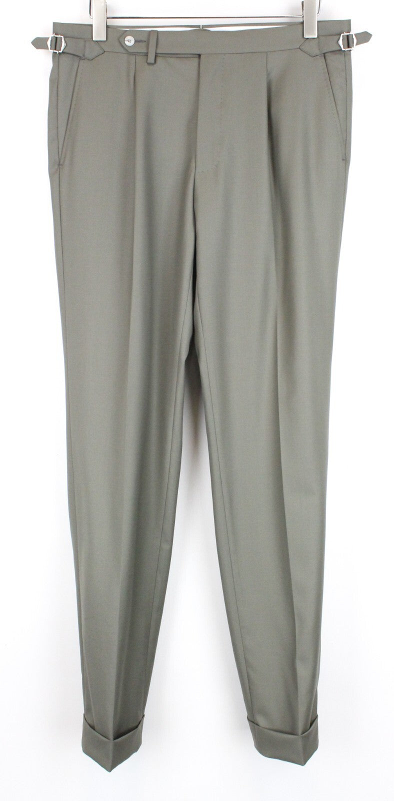 „SUITSUPPLY Havana Tulip“ vyriškas kostiumas, žalias, su grynos vilnos pamušalu, dviejų dalių. 