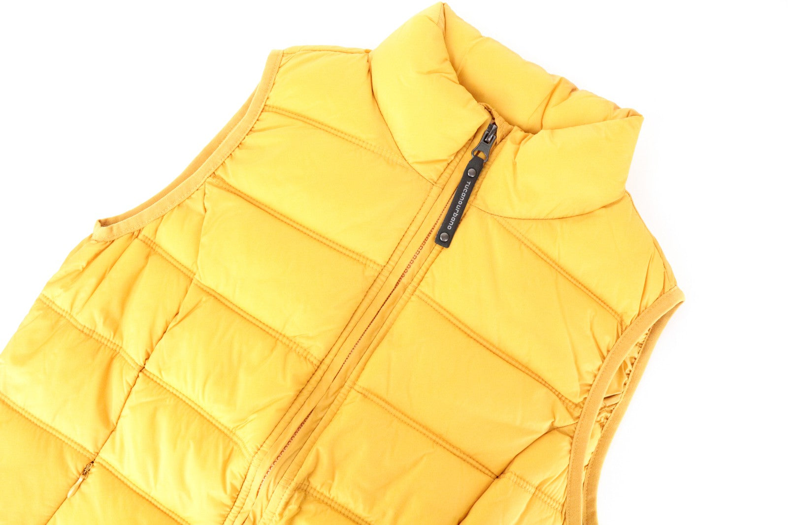 TUCANO URBANO Hot Dan Women's Vest EU38 Moto Quilted Puffer Yellow Down Look