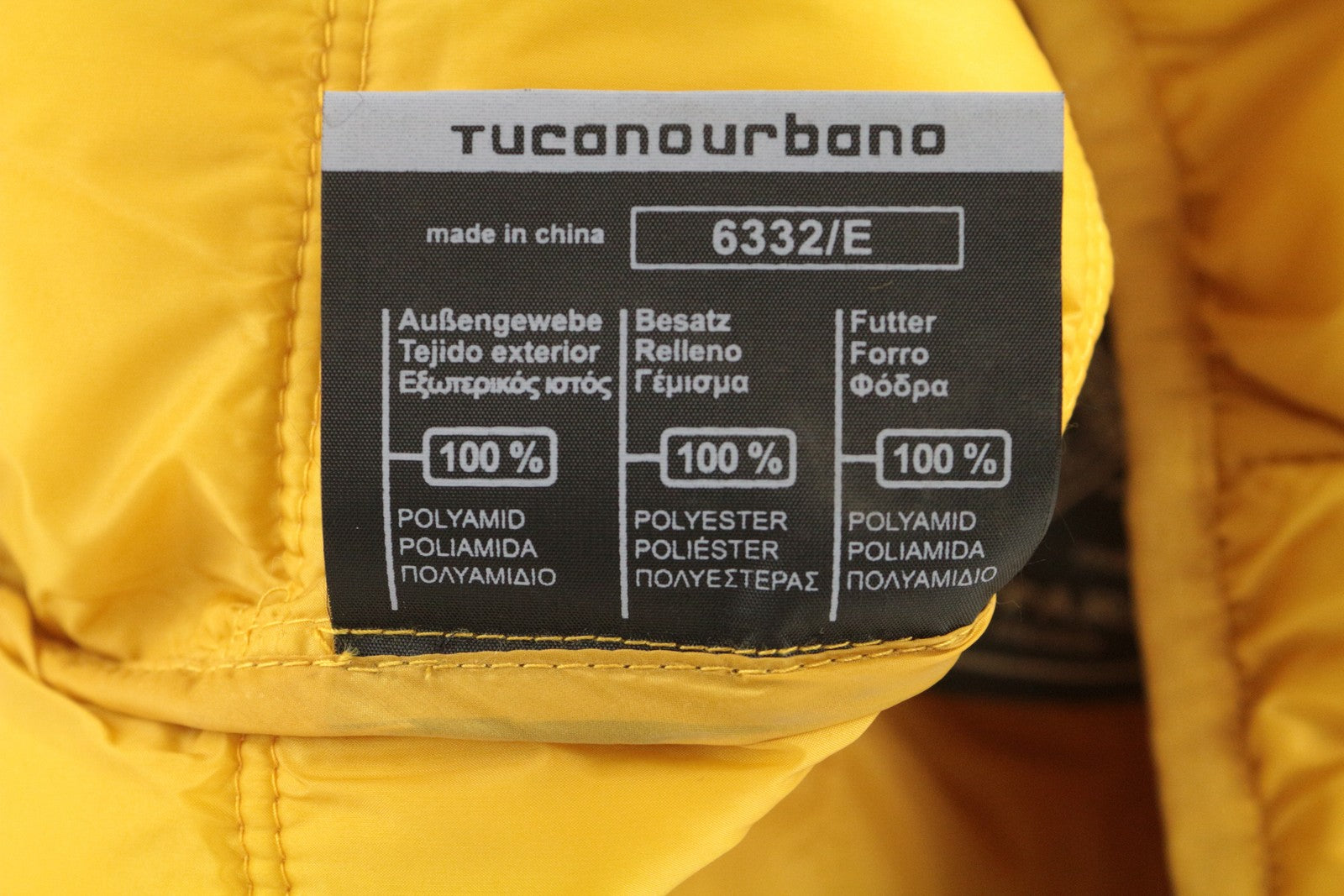 TUCANO URBANO Hot Dan Women's Vest EU38 Moto Quilted Puffer Yellow Down Look