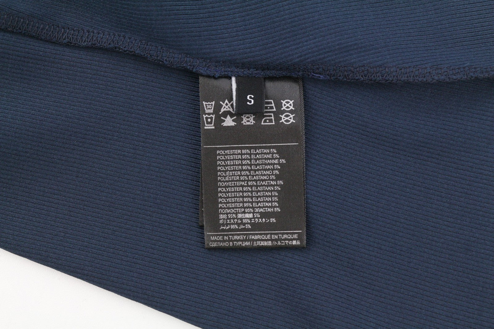 RICHMOND moteriški marškinėliai S dydžio tamsiai mėlyni be rankovių apvalios iškirptės briaunoti marškinėliai be rankovių, įprasti 