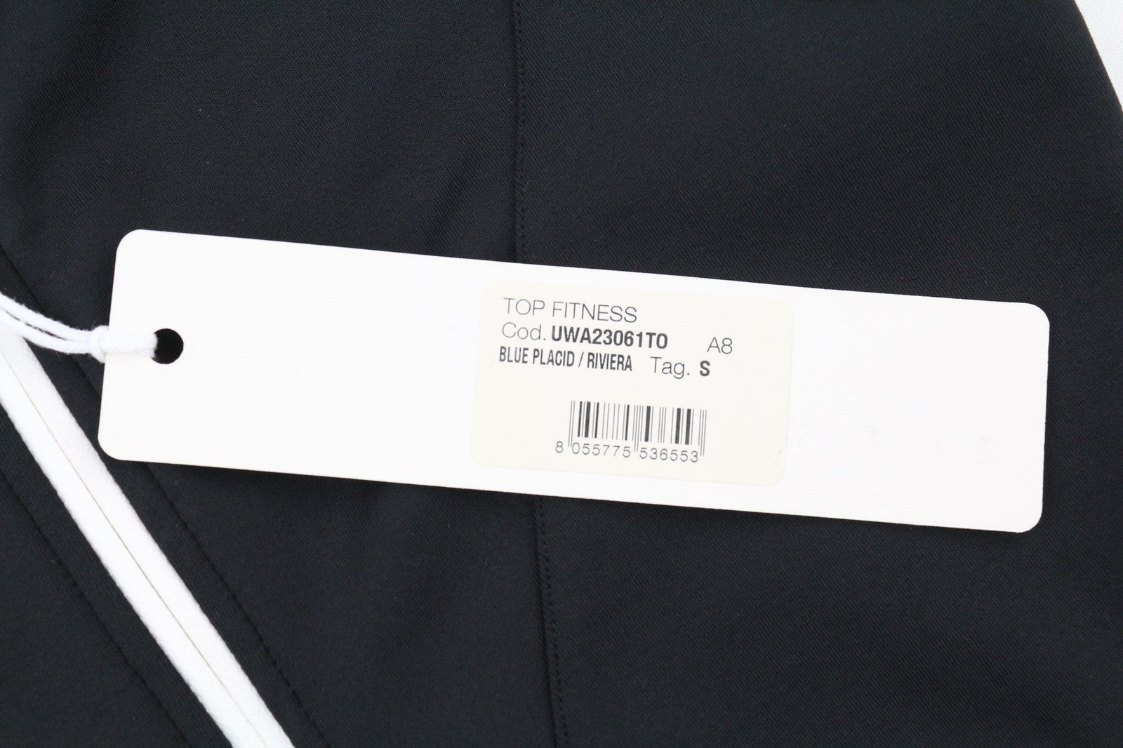 RICHMOND Fitness moteriški marškinėliai S, juodi, be rankovių, užtrauktuku, apvalia kaklo iškirpte 