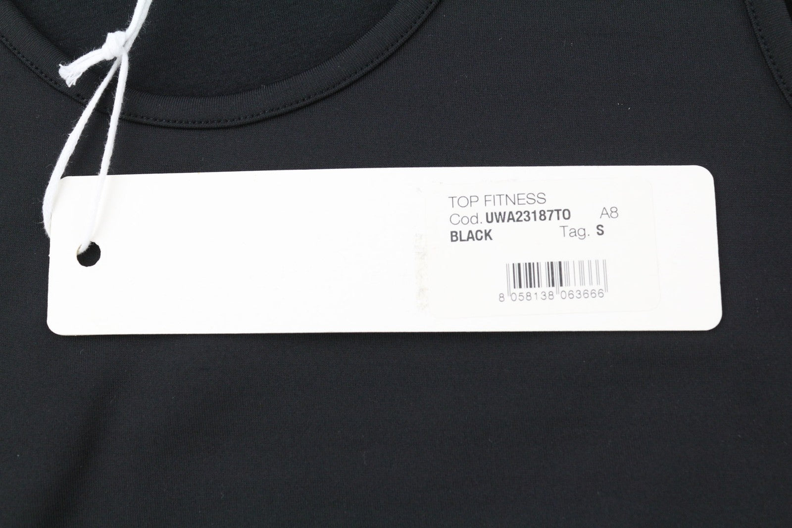 RICHMOND Fitness moteriški marškinėliai S, juodi, apvalios iškirptės, trumpi marškinėliai be rankovių, skirti visiems metų laikams 