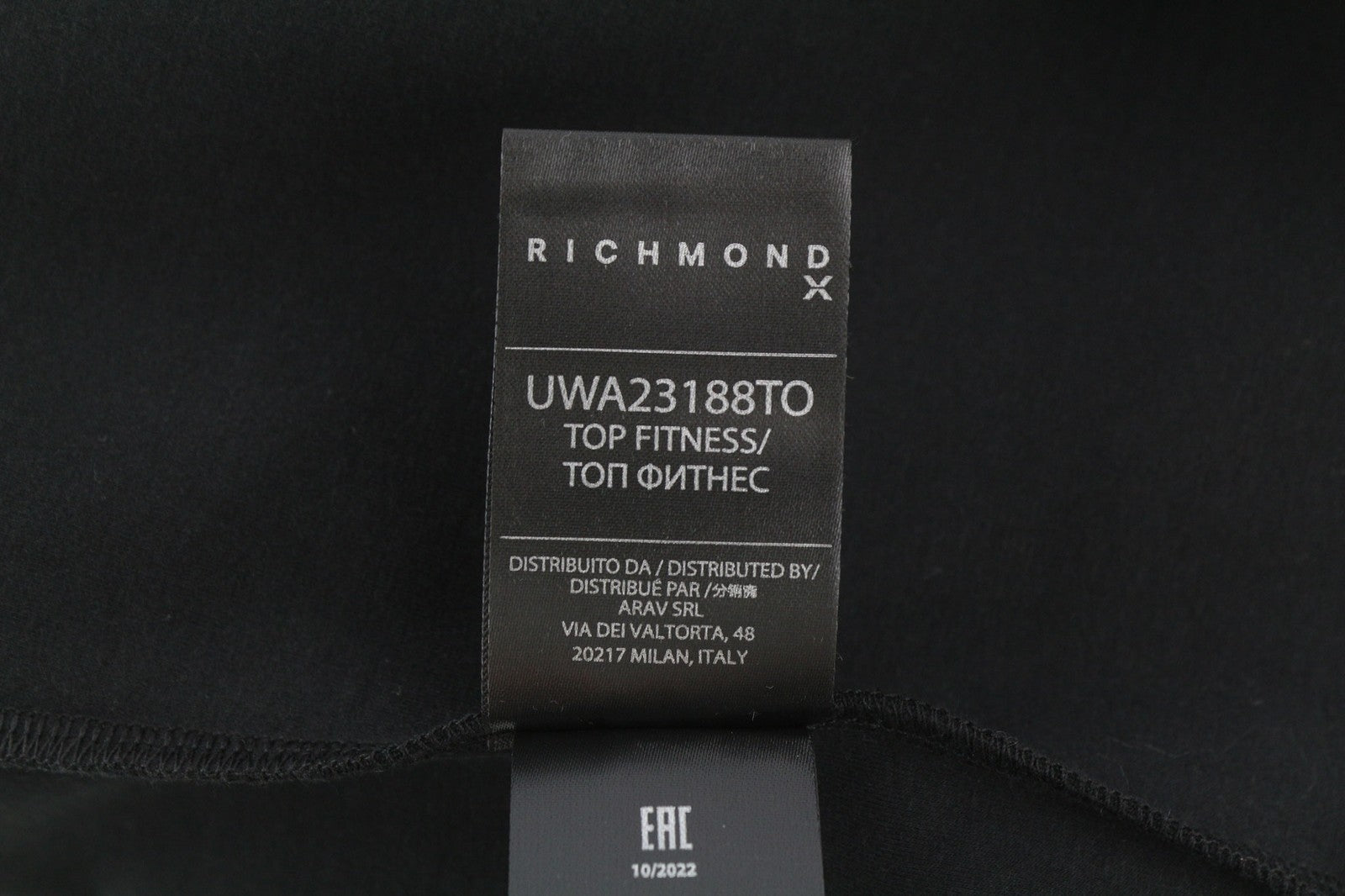 RICHMOND Fitness moteriški marškinėliai S, juodi, be rankovių, apvalios iškirptės, be rankovių, Seasons 