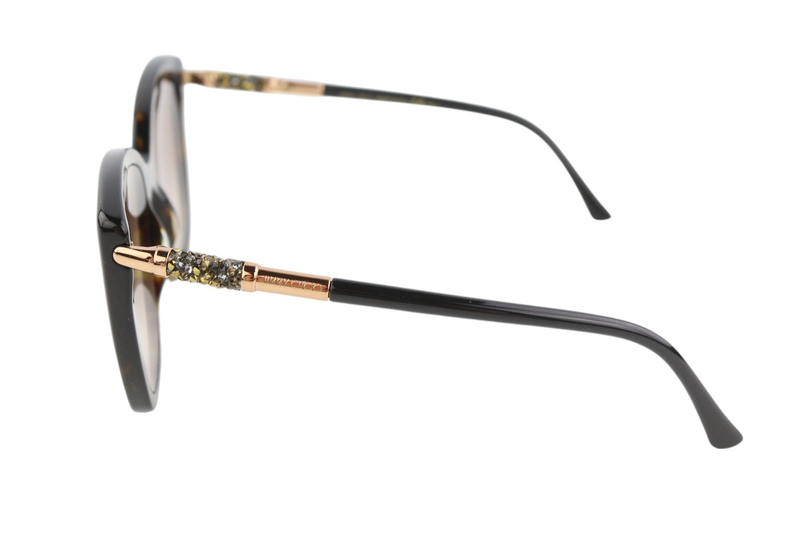 JIMMY CHOO Rose/S moteriški akiniai nuo saulės, VIENO DYDŽIO, tonuoti kvadratiniai gyvūnų raštai, rekomenduojama kaina – 429 € 