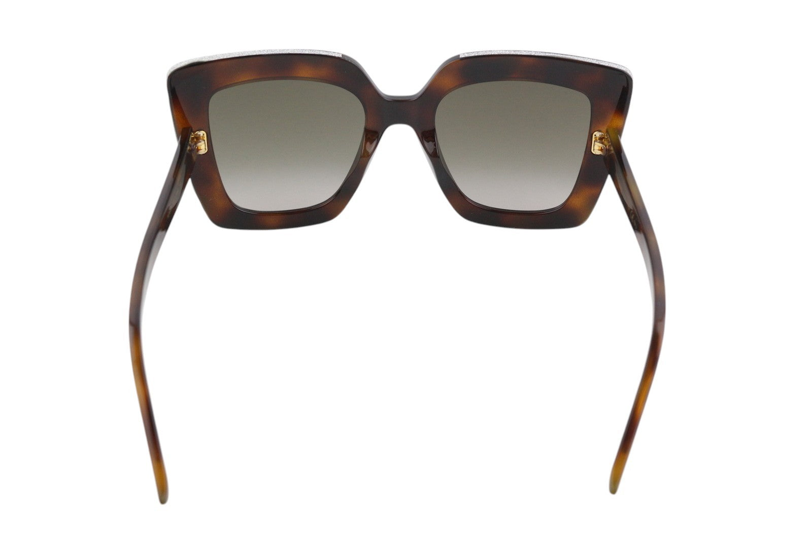 JIMMY CHOO Auri/G/S moteriški akiniai nuo saulės, VIENO DYDŽIO, tonuoti, blizgantys gyvūnų raštai, rekomenduojama kaina – 349 € 