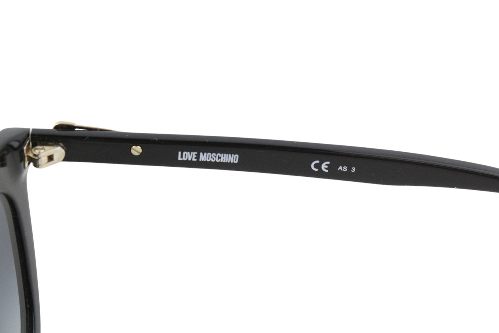 LOVE MOSCHINO Mol005/S moteriški akiniai nuo saulės, vieno dydžio, juodos spalvos, kvadratinis dėklas. 