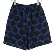 SCOTCH & SODA Men Shorts ~W30 Dark Blue Elastic Drawstring Waist Pockets Casual