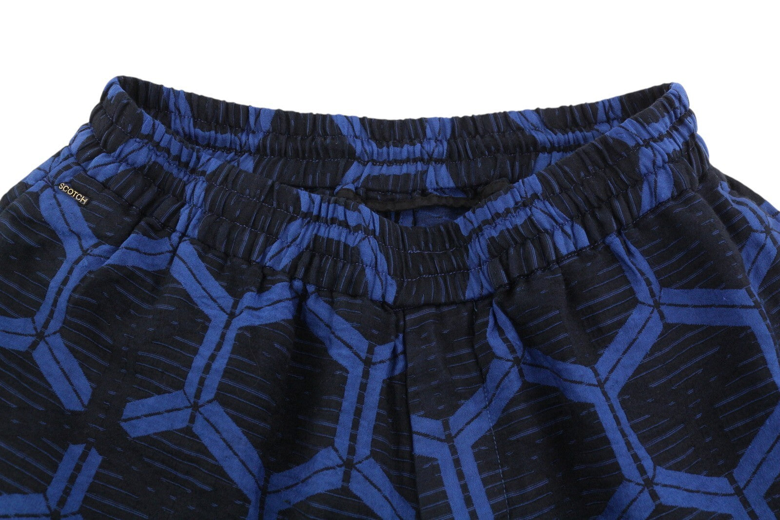 SCOTCH & SODA Men Shorts ~W30 Dark Blue Elastic Drawstring Waist Pockets Casual