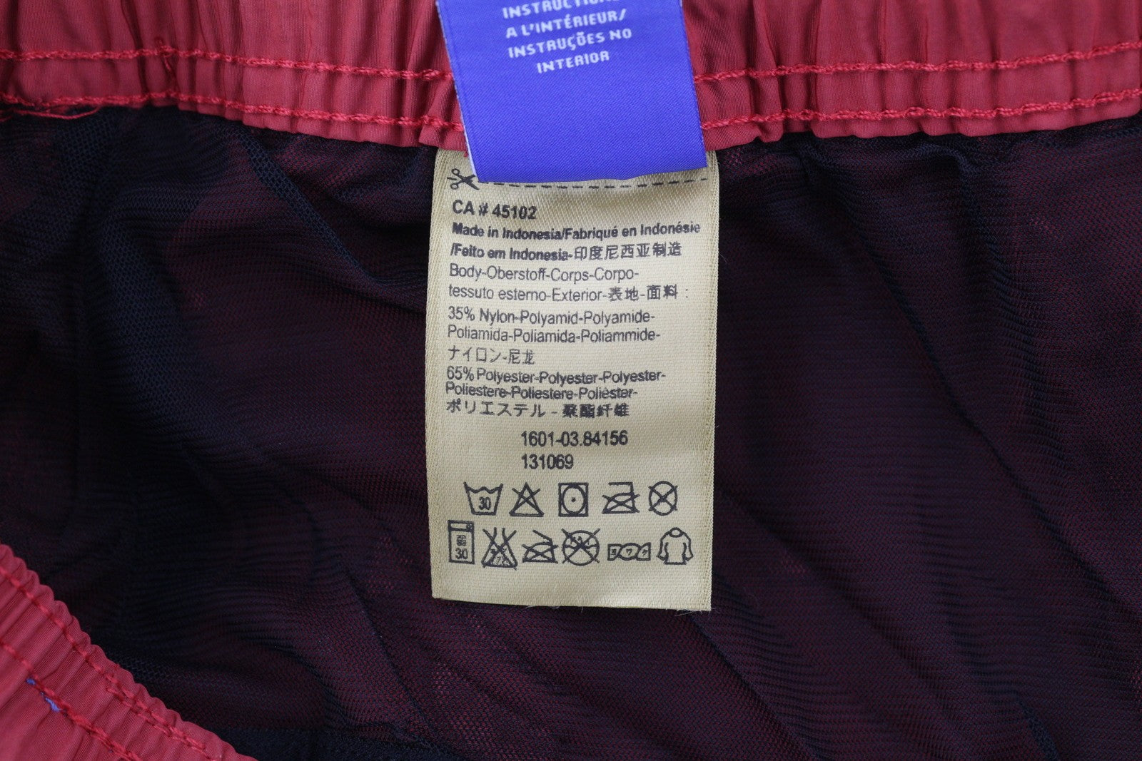 SCOTCH & SODA Men Swimwear L Red Elastic Drawstring Waist Mesh Lined Pockets