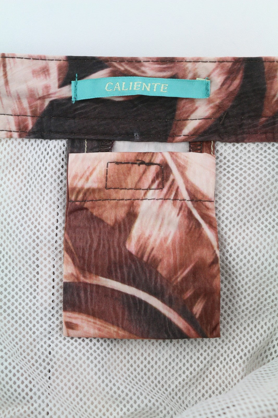 SCOTCH & SODA Men Swimwear M Purple Leaf Patterned Zip Fly Drawstring Waist