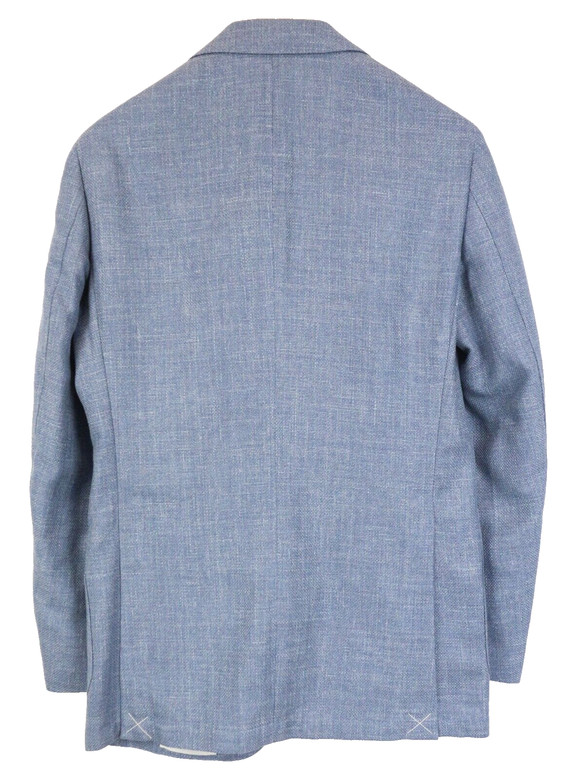 SUITSUPPLY Havana vyriškas švarkas UK36R mėlynas plonas vilnos, šilko, lino, kašmyro melanžo audinys 
