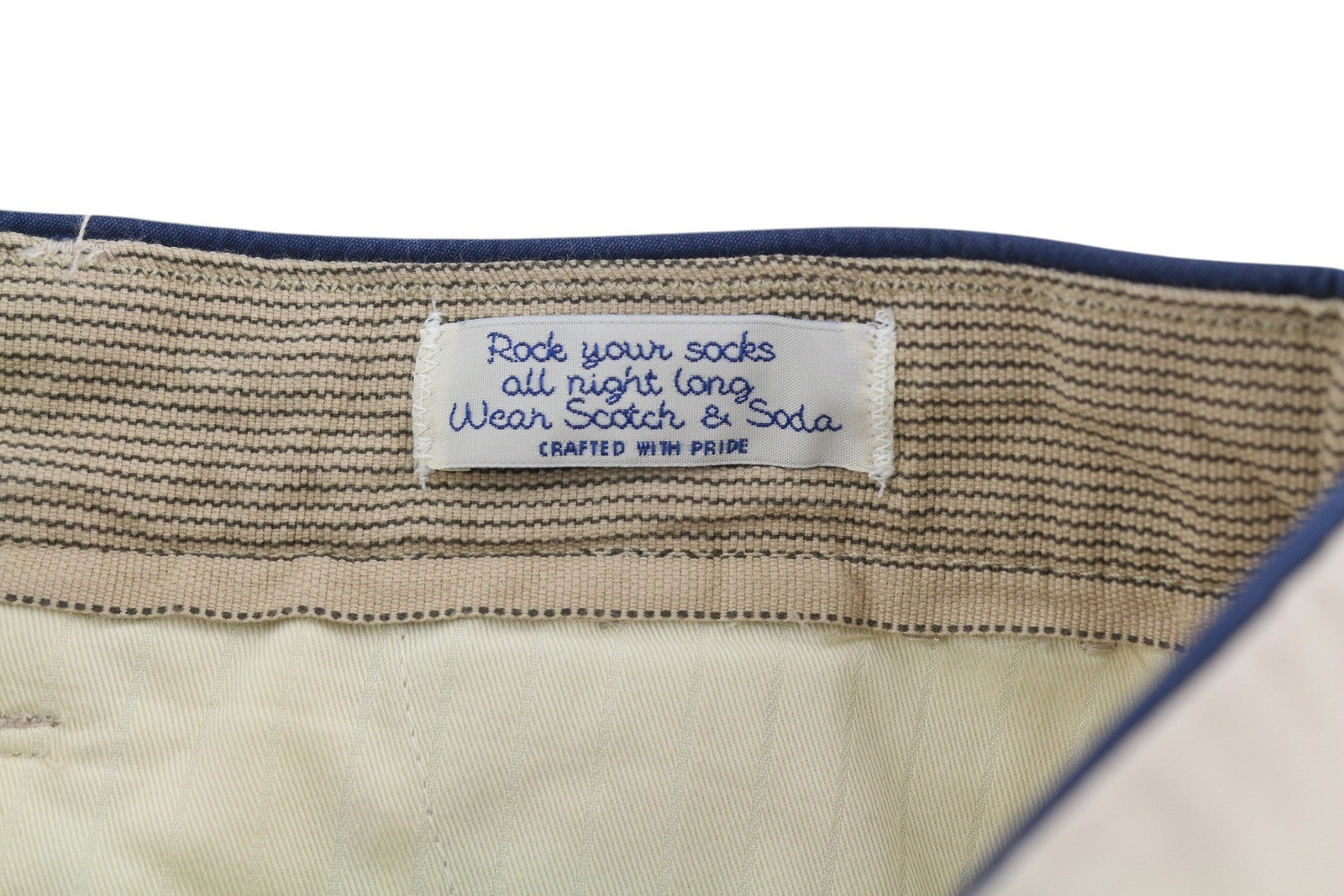 SCOTCH & SODA Men Shorts W29 Beige Cargo Zip 5-Design Pockets Logo Zip Casual